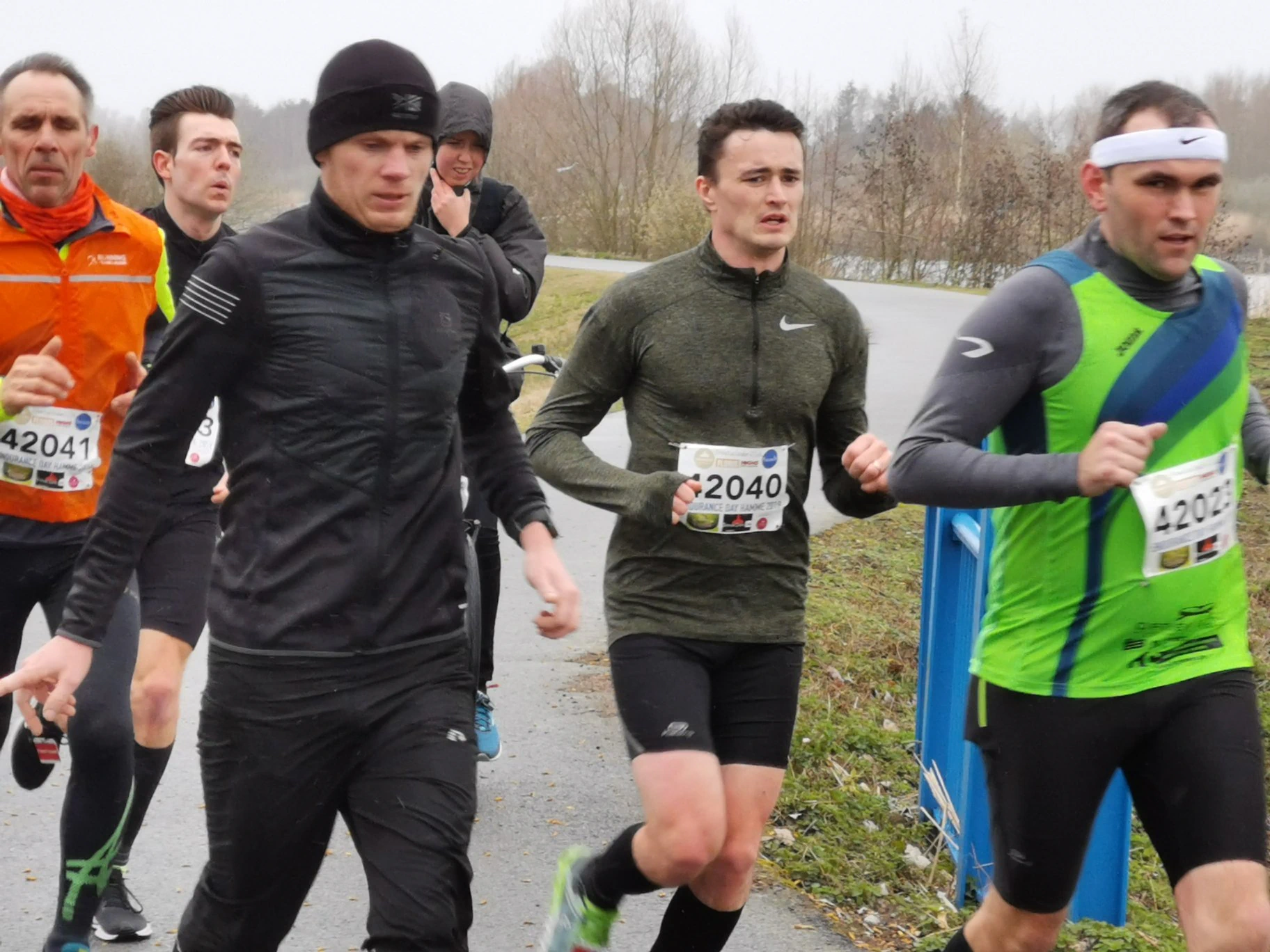 image de coureurs